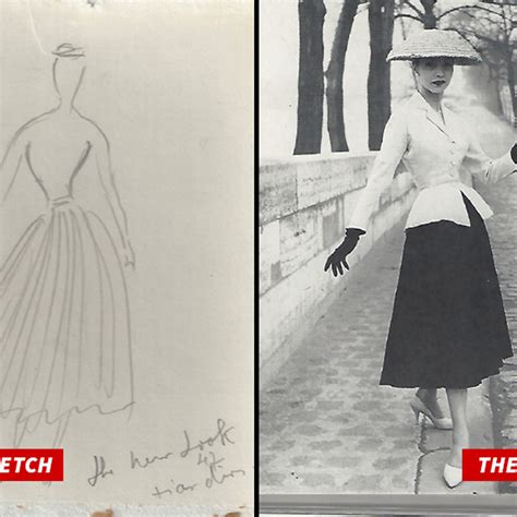 christian dior drawings|christian dior most famous designs.